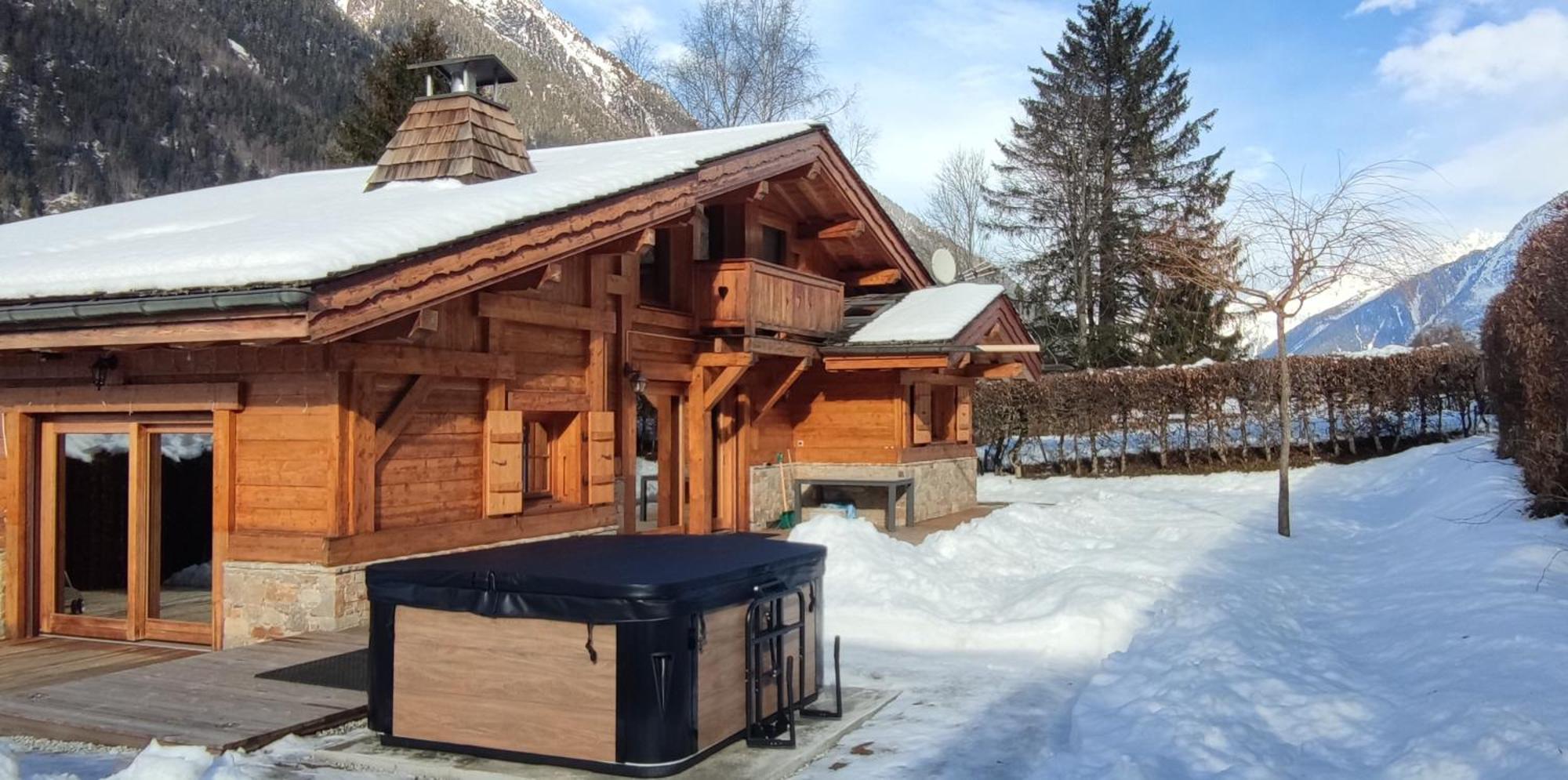 Chalet Kidou, Grand Confort, Nouveau Spa Exterieur シャモニー エクステリア 写真
